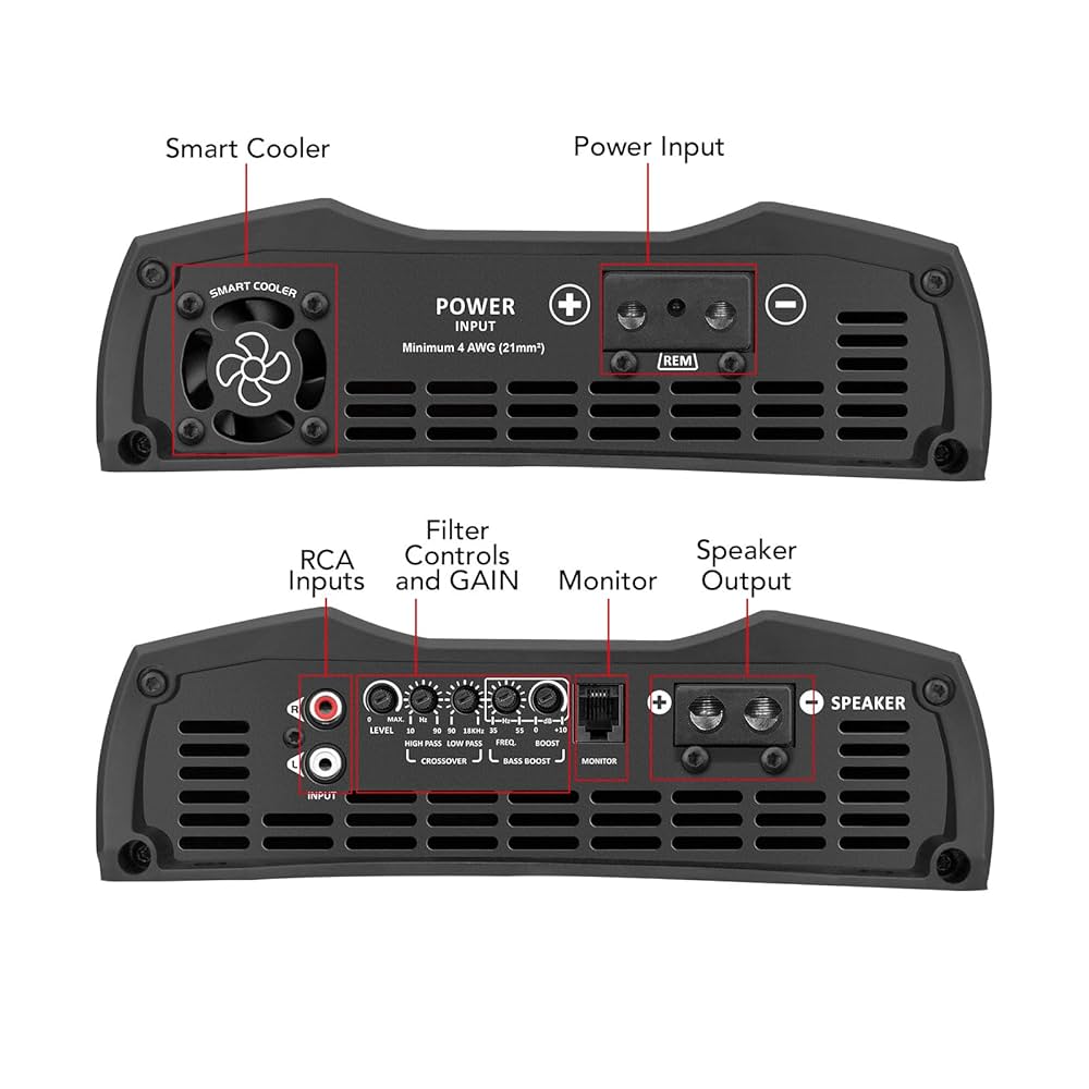 Amazon.co.jp: Taramps MD 3000.1 フルレンジアンプ 3000ワット
